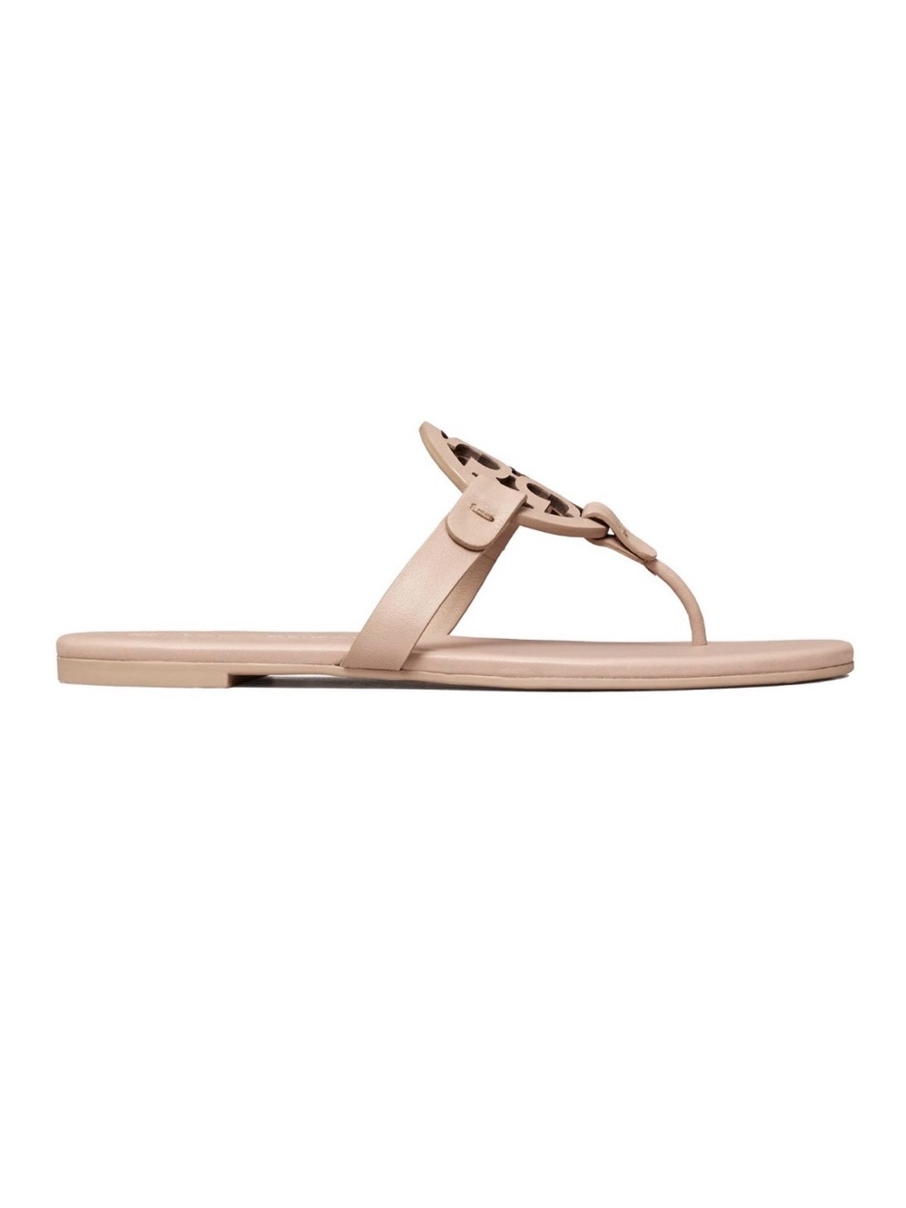 Tory Burch Miller Thong Sandal in Light Makeup Sand Size 8 - Picture 2 of 5